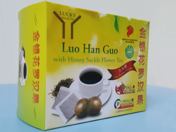 Lucky Health Luo Han Guo with Honey Suckle Flower Tea